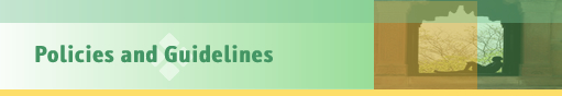 Policies and Guidelines